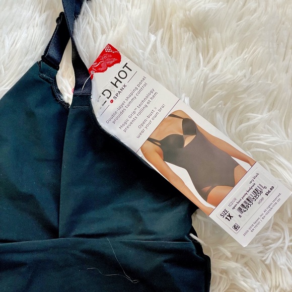 New with tags SPANX OPEN BUST PANTY BODYSUIT. NO ROLLING AT HEM! Tummy Control - Picture 3 of 5